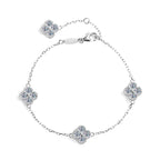 Lucky Clover Lab Grown Diamond Bracelet