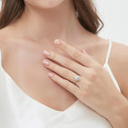 Gold Round Solitaire Lab Grown Diamond Engagement Ring