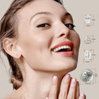 Temperament Radiant Cut Lab Grown Diamond Stud Earrings