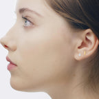 Temperament Radiant Cut Lab Grown Diamond Stud Earrings