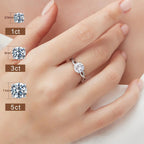 Twisted Vine Round Solitaire Promise Engagement Ring